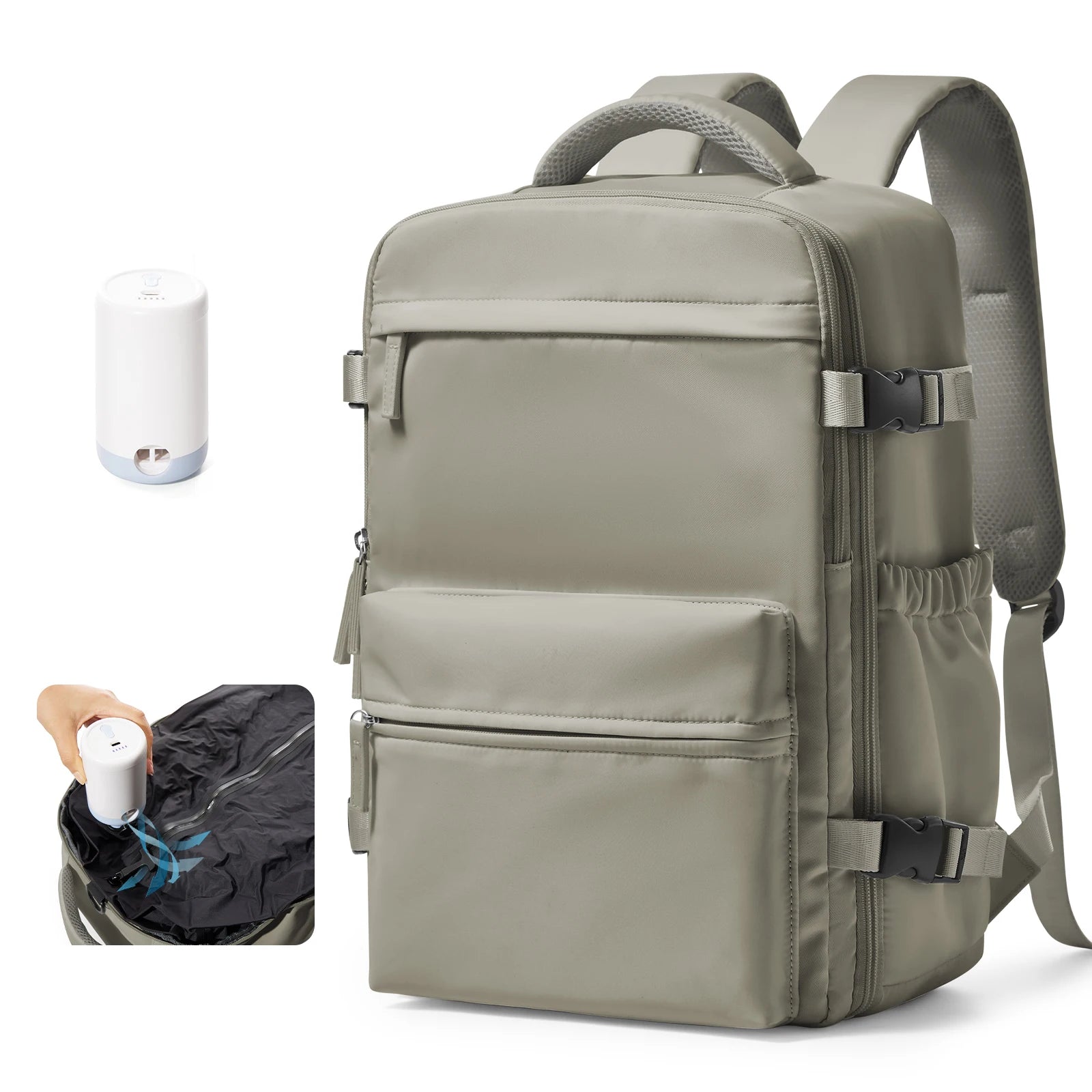 Expandable Roll Top Travel Backpack