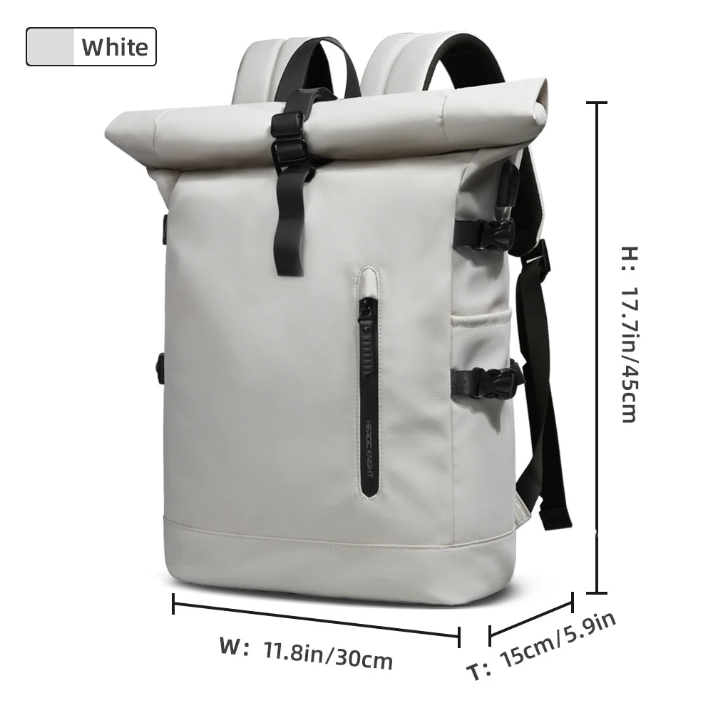 Expandable Roll Top Travel Backpack
