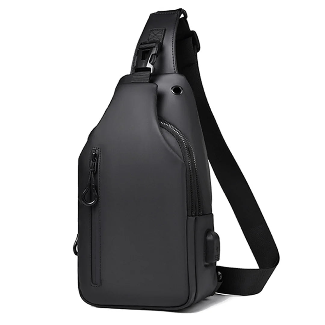 Casual Sling Bag With Charging Port