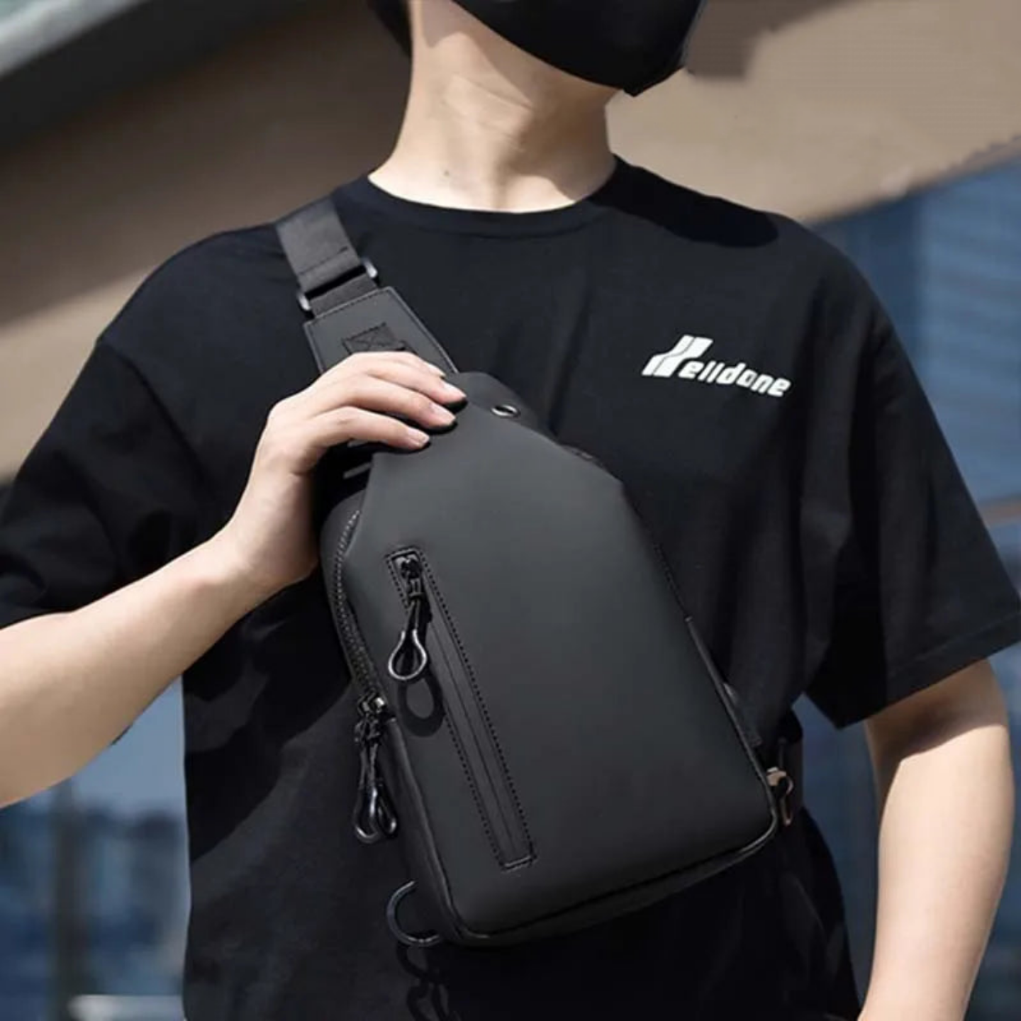 Casual Sling Bag With Charging Port