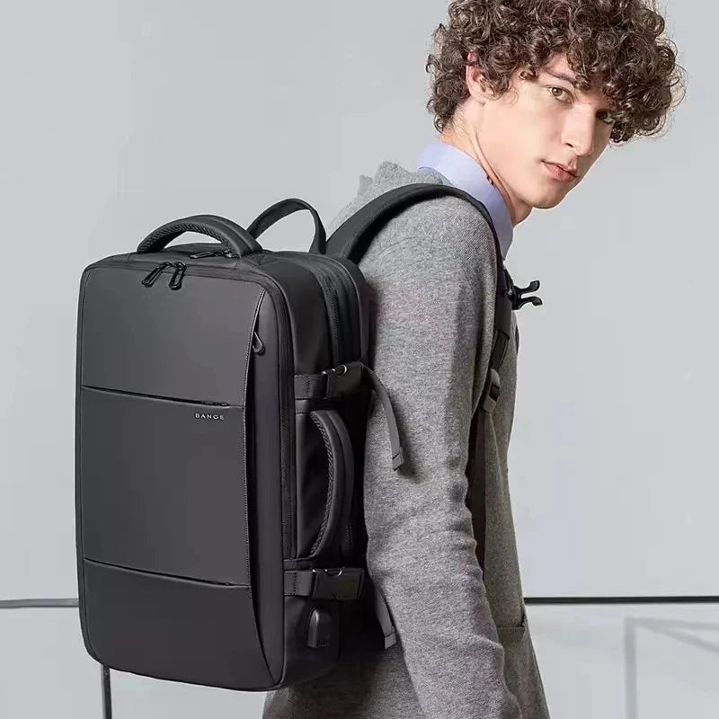 Expandable Travel Backpack with Laptop Pocket